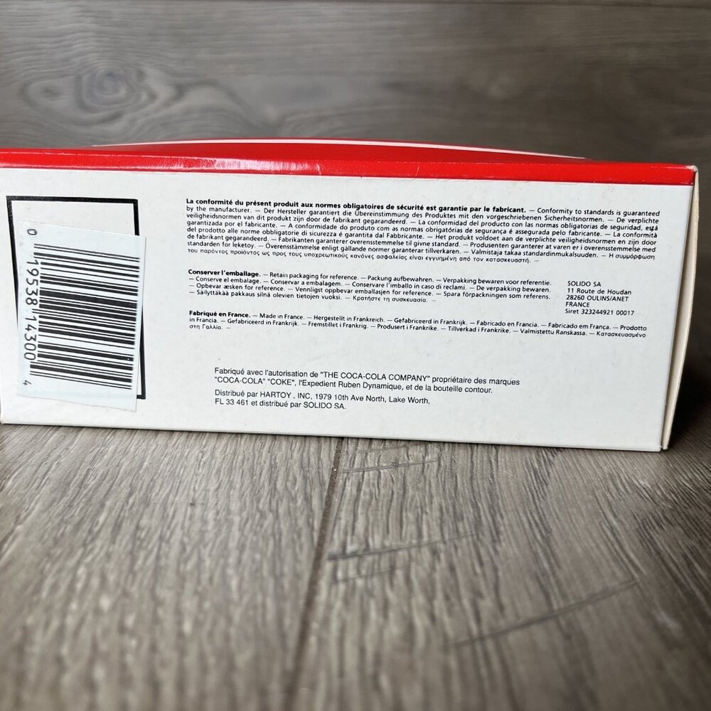 Hartoy Die-cast Metal Coca-Cola Dodge Plateau Toy Truck Yellow Pickup 1979 - Picture 10 of 10